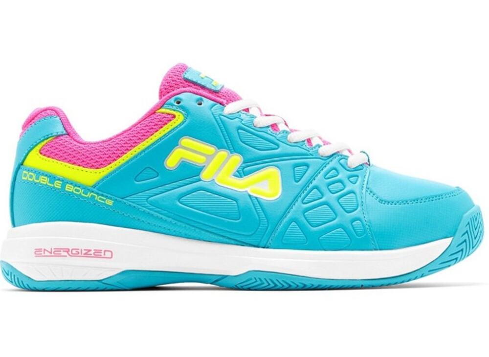 FILA Womens Double Bounce 3 Pickleball Sneakers US 11 EU 42.5 Blue Pink NWOB